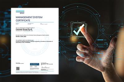 Camozzi Group ottiene la certificazione ISO/IEC 27001:2022 per la sicurezza delle informazioni